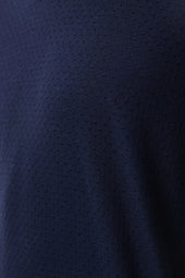 Superfine Merino Mesh Dark Navy T-Shirt
