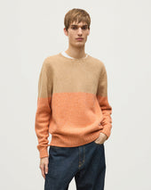 Ogilvie Colour Block Lambswool Jumper