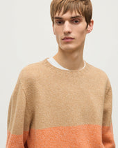 Ogilvie Colour Block Lambswool Jumper