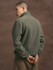 Aberfeldy Fleece in Olive Polar Fleece