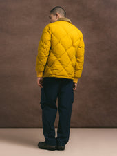 Dunbar Padded Jacket in Yellow Recycled Nylon