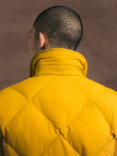 Dunbar Padded Jacket in Yellow Recycled Nylon