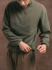 Aberfeldy Fleece in Olive Polar Fleece
