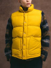 Pathhead Puffer Vest in Yellow Recycled Nylon