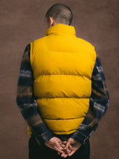 Pathhead Puffer Vest in Yellow Recycled Nylon