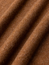 Fine Gauge V-Neck in Fawn Lambswool
