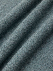 Fine Gauge Crew Neck in Teal Lambswool