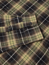 Dirleton Shirt in Green / Black Check Flannel