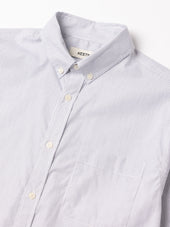 Raeburn Button Down Shirt in White Stripe