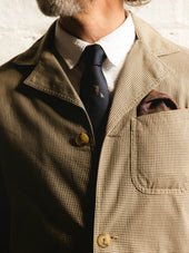 Stac Blazer in Olive Check Organic Cotton