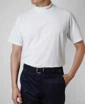 kamakura logo Mock Neck Golf T shirt