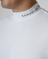 kamakura logo Mock Neck Golf T shirt