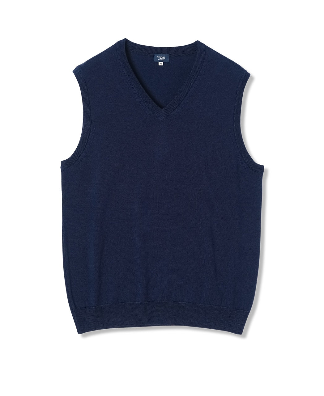 V Neck Vest 12 Gauge Super Extra Fine Merino