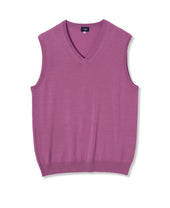 V Neck Vest 12 Gauge Super Extra Fine Merino