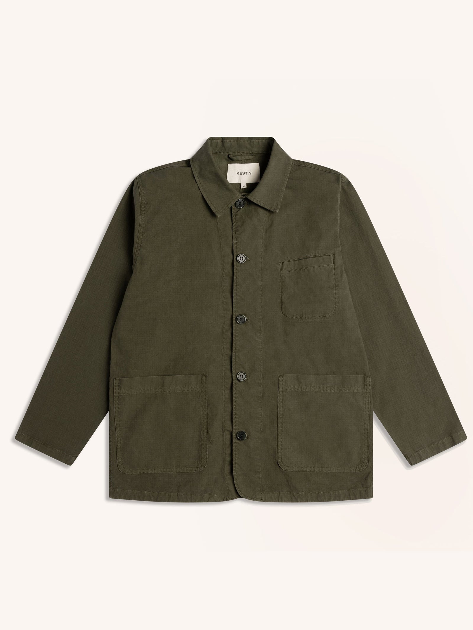 Huntly Jacket In Dark Cotton Ripstop
