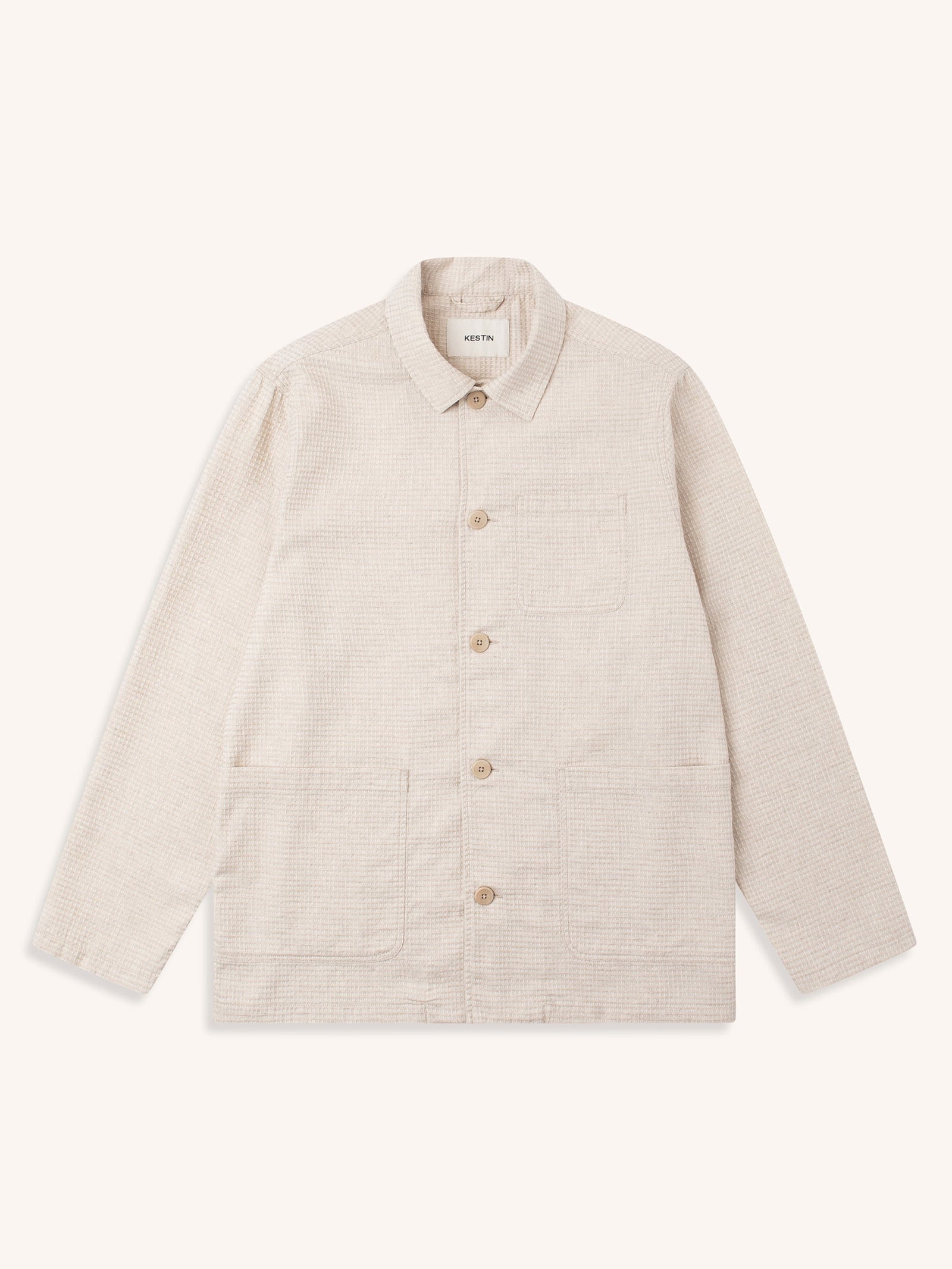 Ormiston Jacket In Linen Waffle