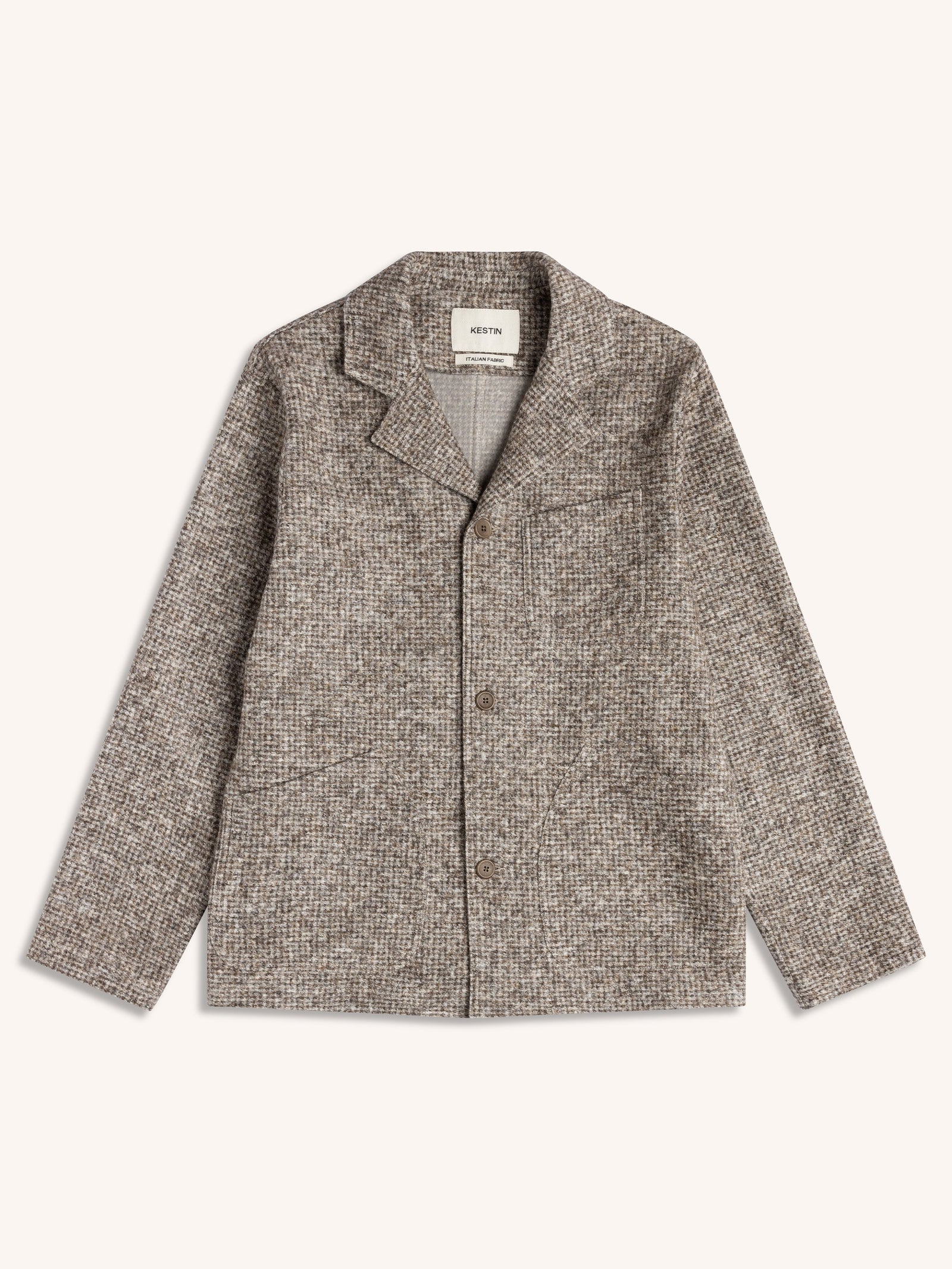 Stac Blazer In Check Bonded Wool