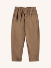 Clyde Pant in Taupe Cotton Twill