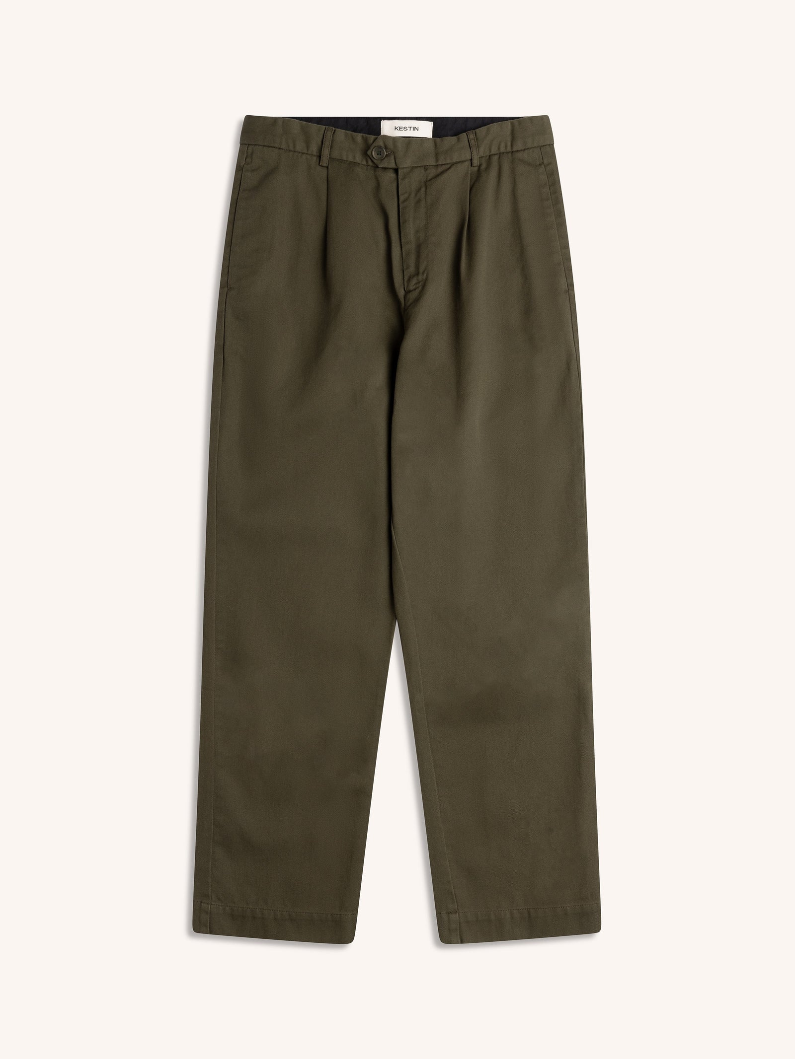 Wick Trouser In Dark Cotton Twill