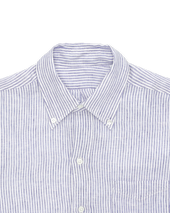 King Camicia In Lino Con Tasca