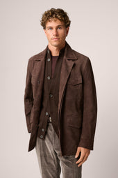 Kingsford Field Jacket - Suede - Walnut Brown