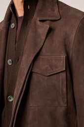 Kingsford Field Jacket - Suede - Walnut Brown
