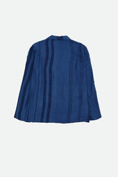 Medium Block Printed Silk Jacket