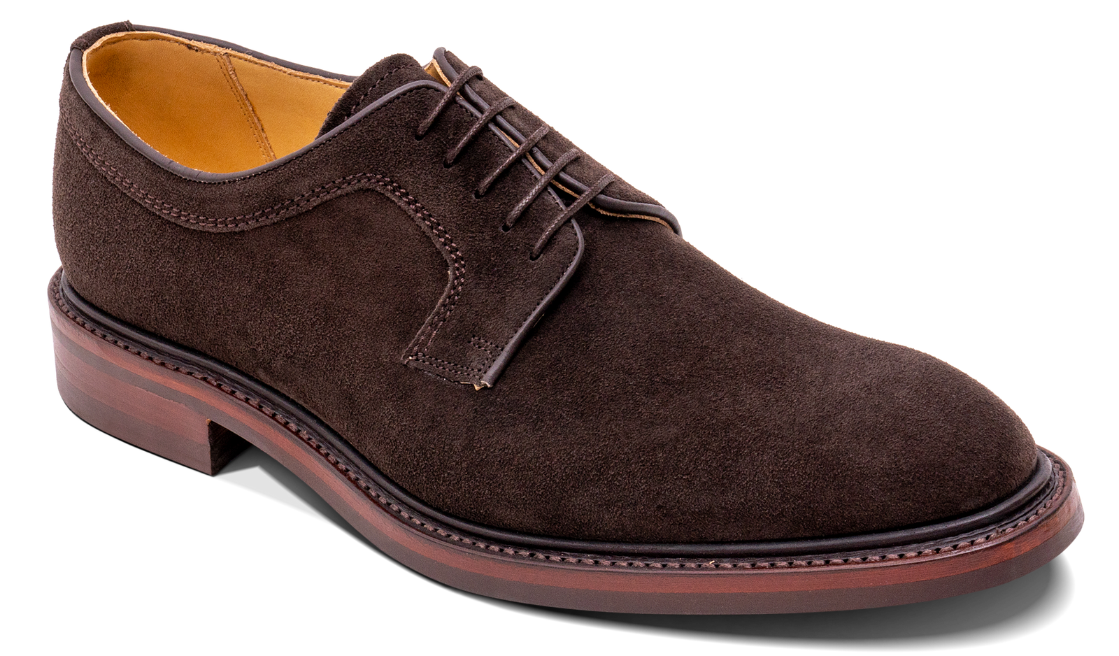 Kirkby Dark Brown Suede