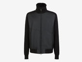 Knit Hybrid Bomber Shearling