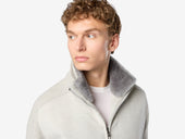 Knit Hybrid Bomber Shearling Ws