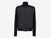 Knit Hybrid Bomber