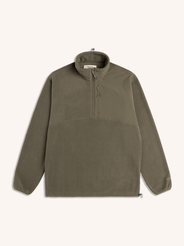 Aberfeldy Fleece in Olive Polar Fleece