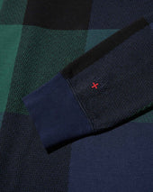 Buffalo Plaid Zip Polo