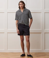Relaxed Linen Cotton Pocket Polo