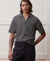 Relaxed Linen Cotton Pocket Polo