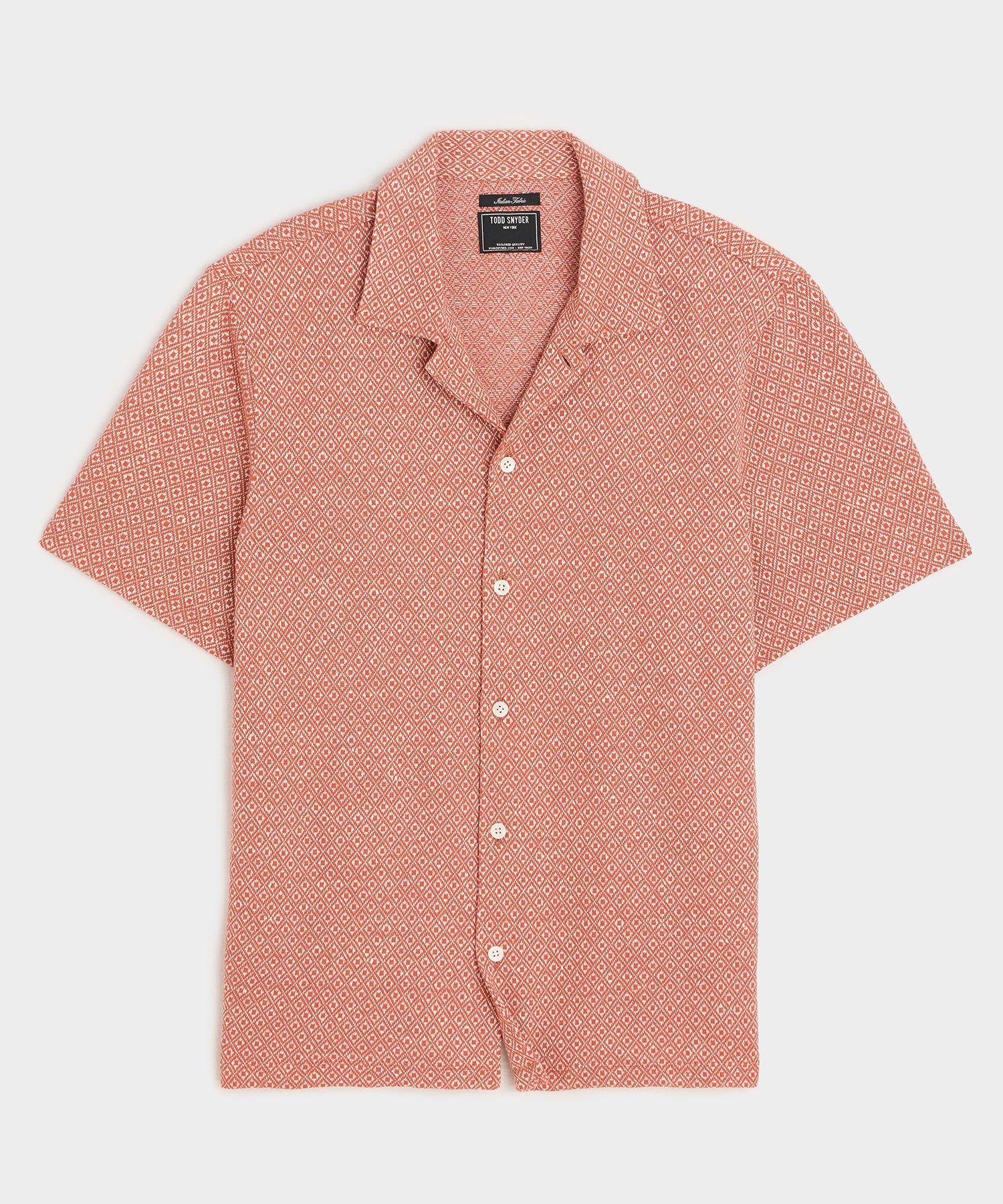 Jacquard Linen Cotton Polo