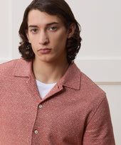 Jacquard Linen Cotton Polo