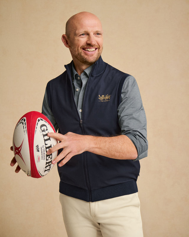 The Lions Hybrid Gilet - Navy