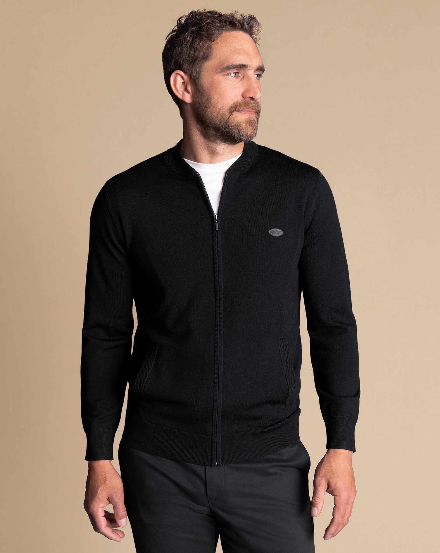 New York Jets Merino Zip Through Bomber