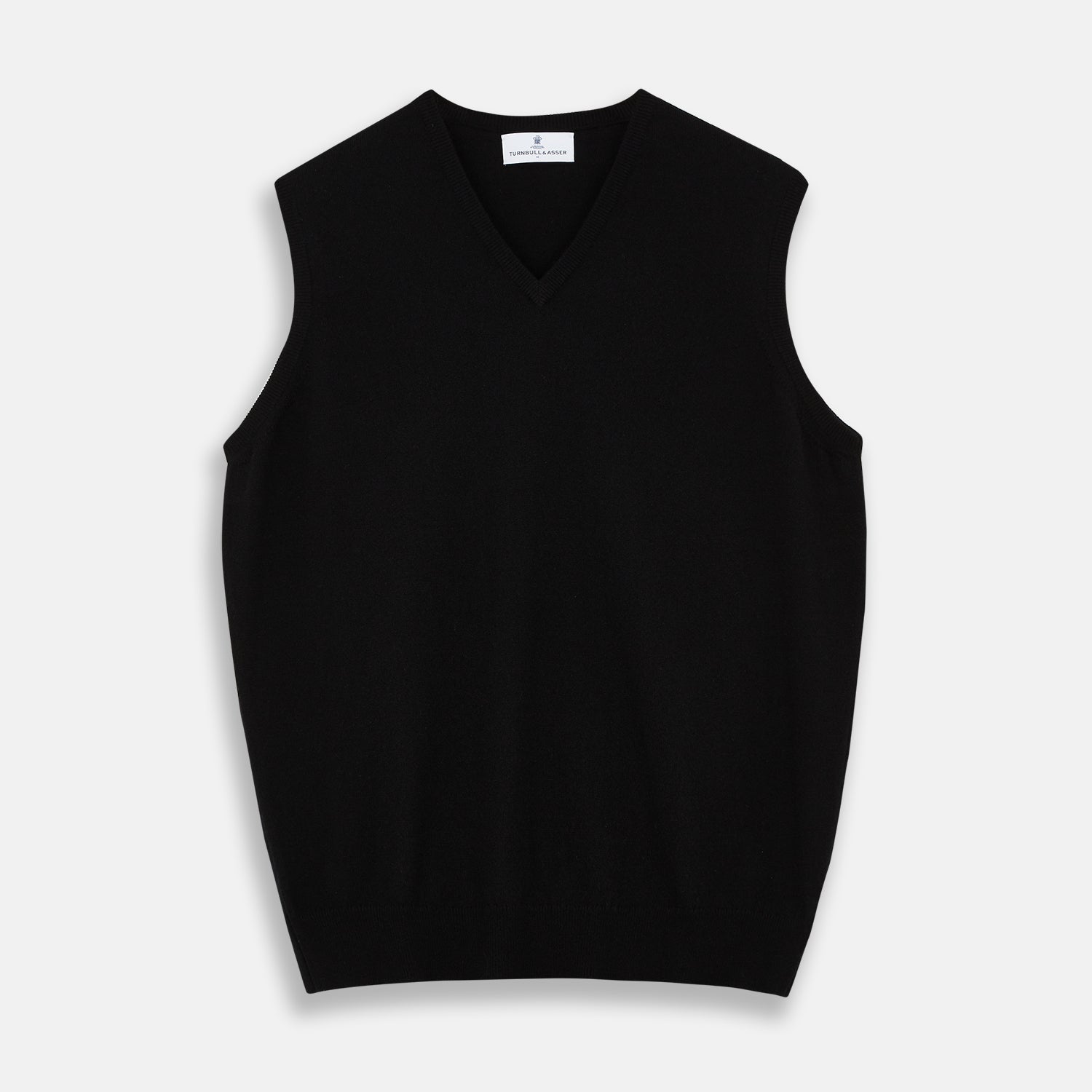 Black Cashmere Slipover