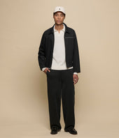 Merino Wool Cashmere Silk Long Sleeve Polo Shirt