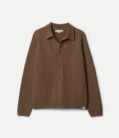 Ribbed Cotton Long Sleeve Shirt