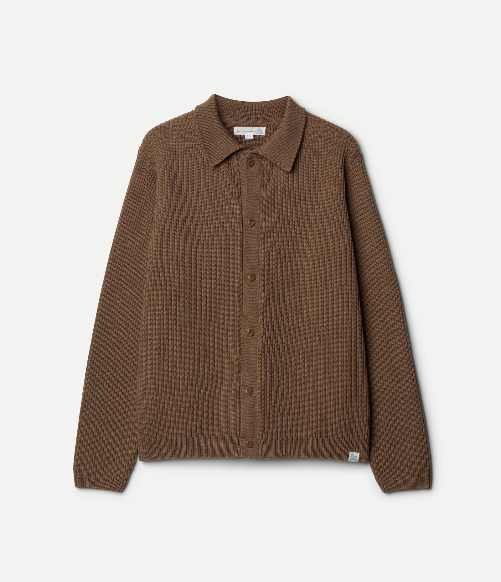 Ribbed Cotton Long Sleeve Shirt