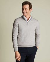 Merino Quarter Zip Sweater Bright