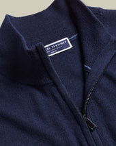 Pure Merino Zip Through Vest