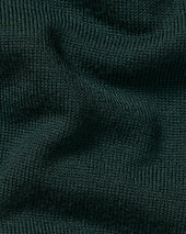 Pure Merino Knitted Polo Green