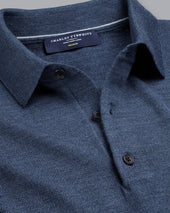 Pure Merino Knitted Polo