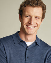Pure Merino Knitted Polo