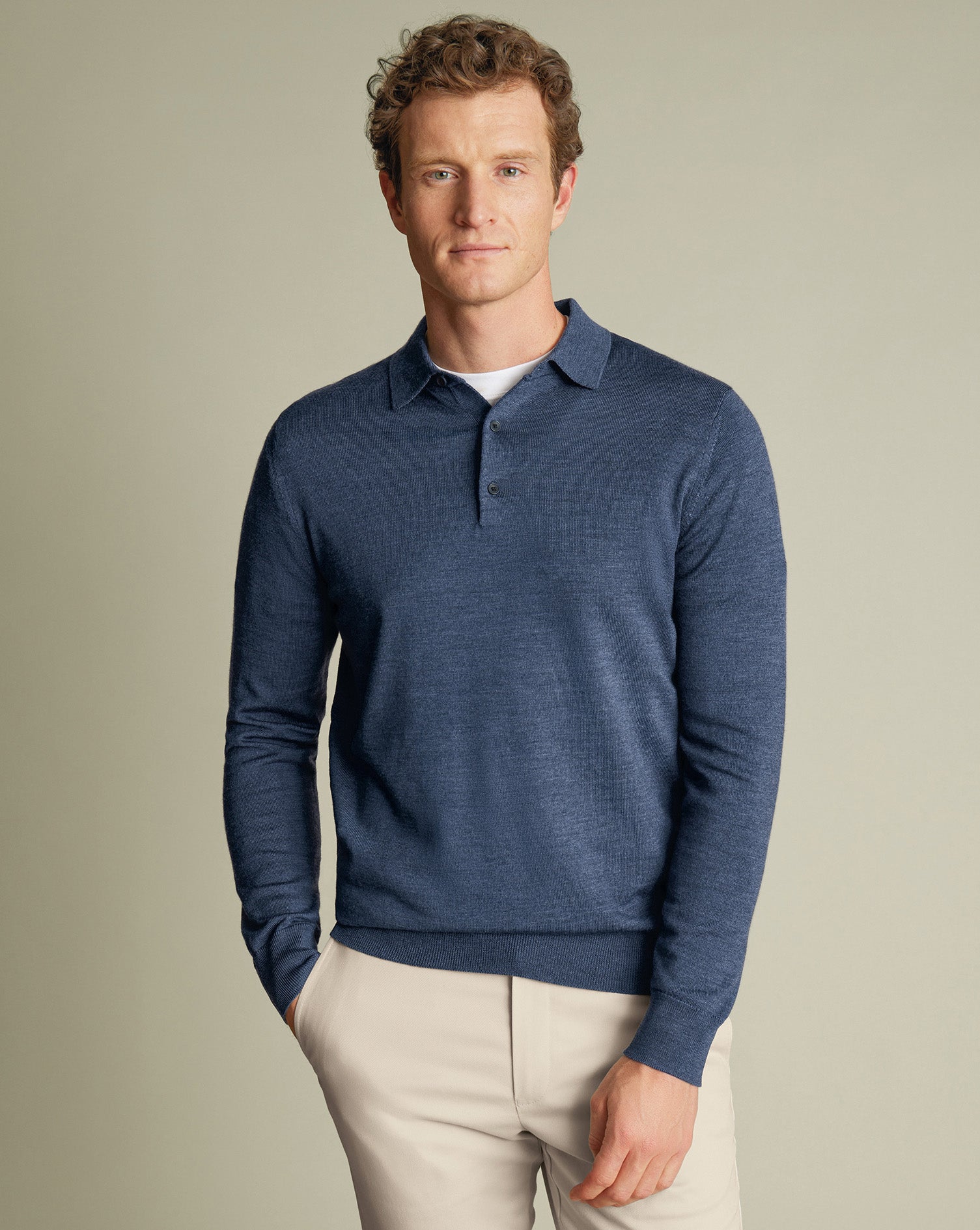 Pure Merino Knitted Polo