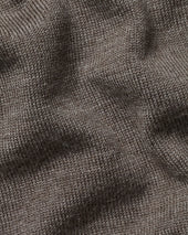 Pure Merino Knitted Polo Mocha